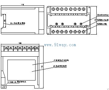 PA-25功率因數變送器外形尺寸